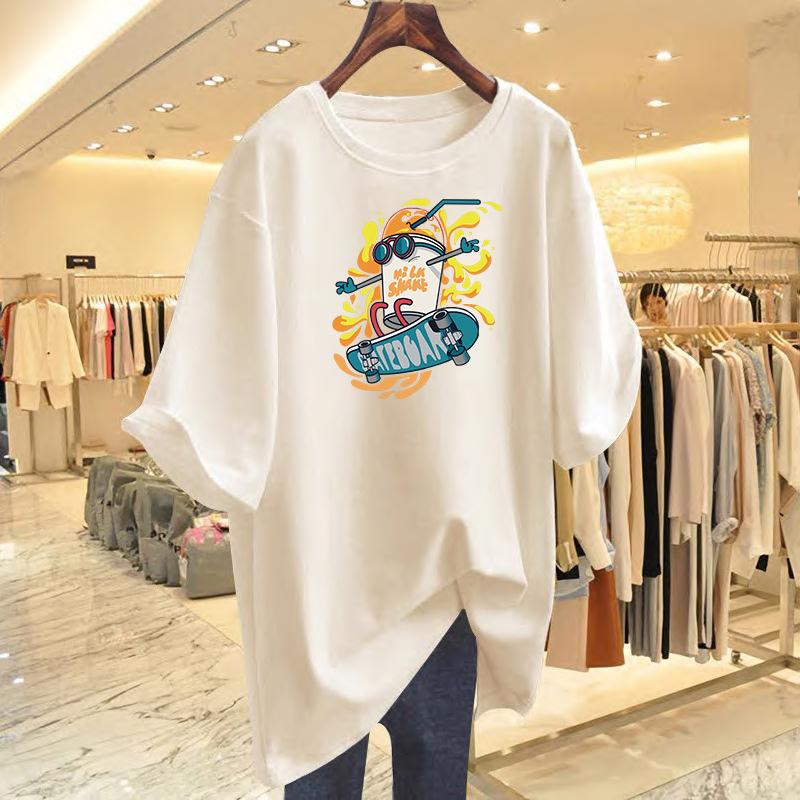 New casual fashion cartoon pattern loose cotton t-shirt summer heavy industry printing short-sleeved top bottoming shirt XXXL
New casual fashion cartoon pattern loose cotton t-shirt summer heavy industry printing short-sleeved top bottoming shirt XXXL