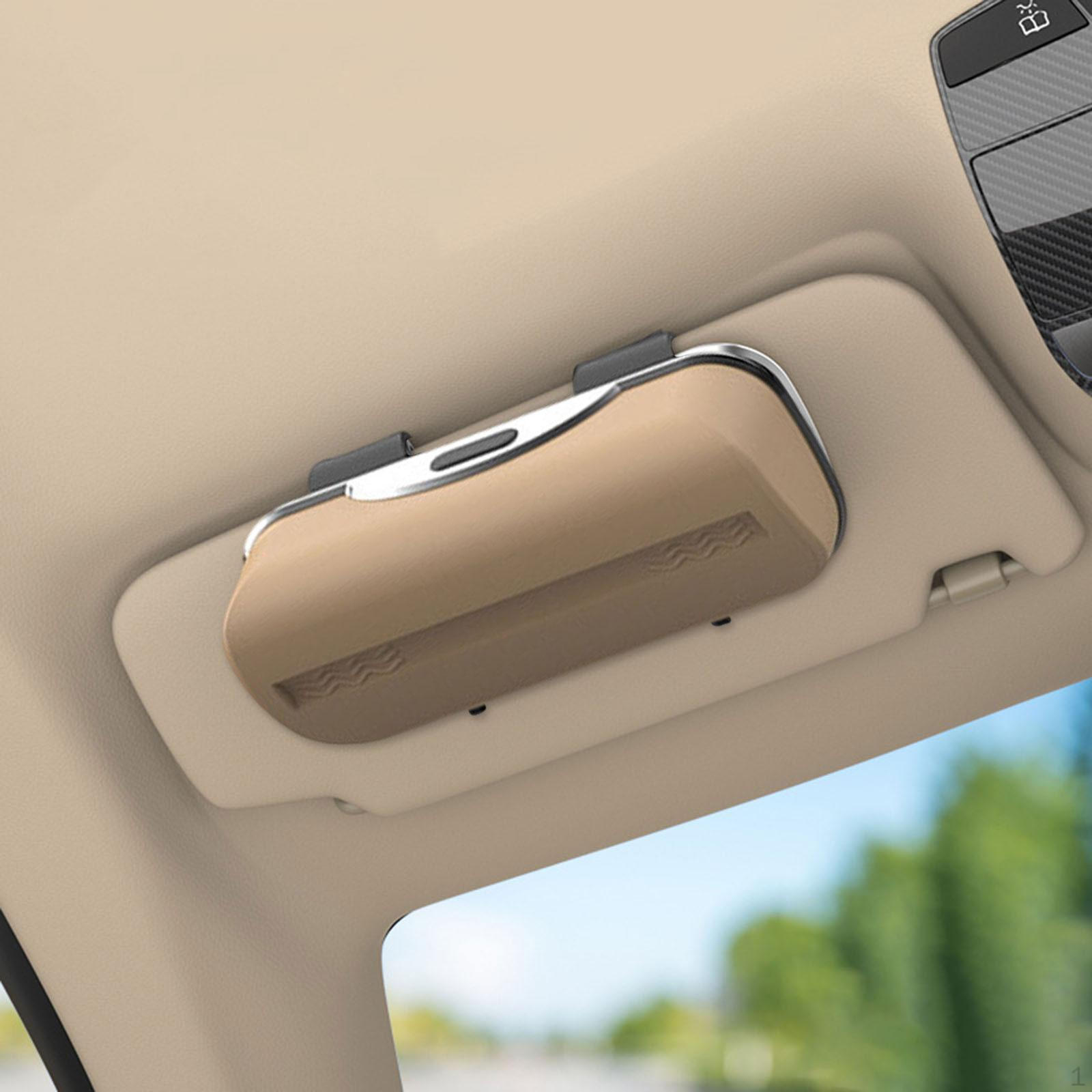 Car Sun Visor Sunglasses Case, Hard And Sturdy, Automotive Interior Accessories Box, 19cm X 5cm бежевий
Car Sun Visor Sunglasses Case, Hard And Sturdy, Automotive Interior Accessories Box, 19cm X 5cm бежевий