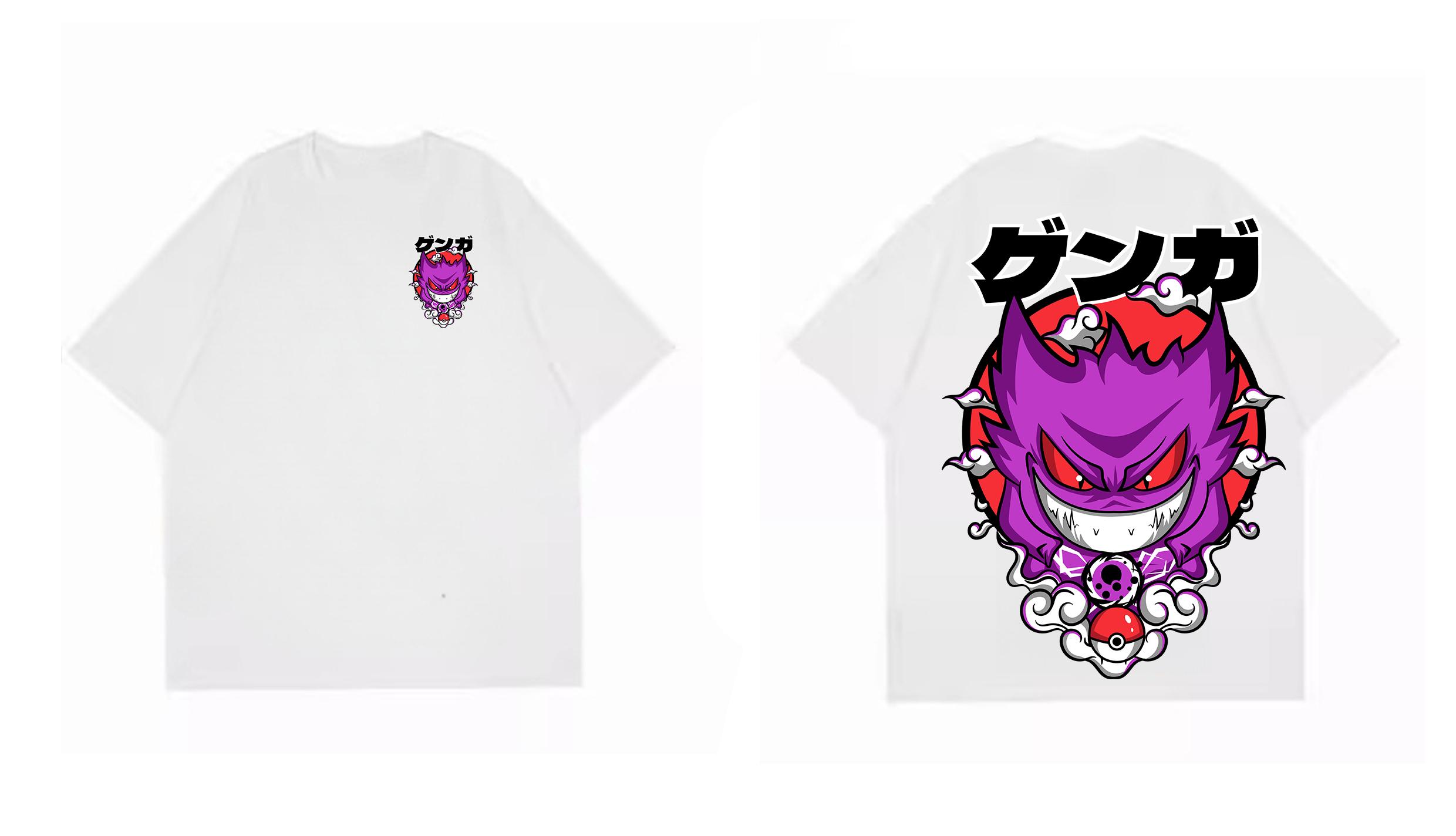 Pokémon Anime Gengar Front and Rear Printed Tshirt Men and Women Summer Y2K Harajuku Loose Casual Versatile Shortsleeved Top 3XL
Pokémon Anime Gengar Front and Rear Printed Tshirt Men and Women Summer Y2K Harajuku Loose Casual Versatile Shortsleeved Top 3XL
