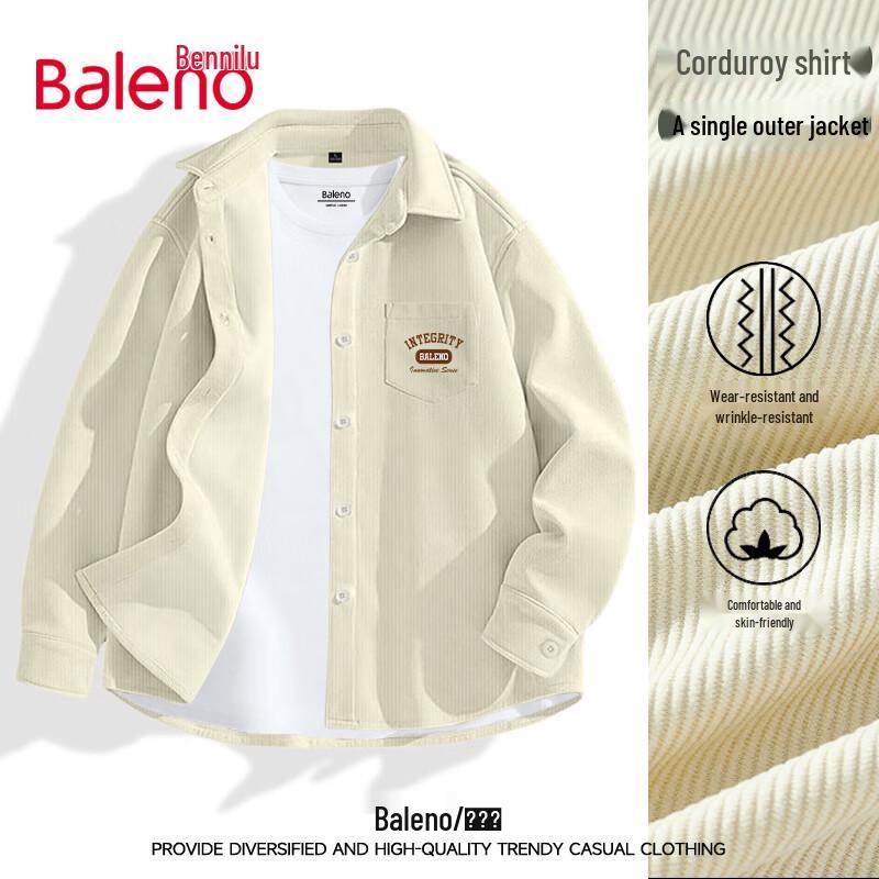 Baleno Men s American Retro Corduroy Shirt Jacket 3XL
Baleno Men s American Retro Corduroy Shirt Jacket 3XL