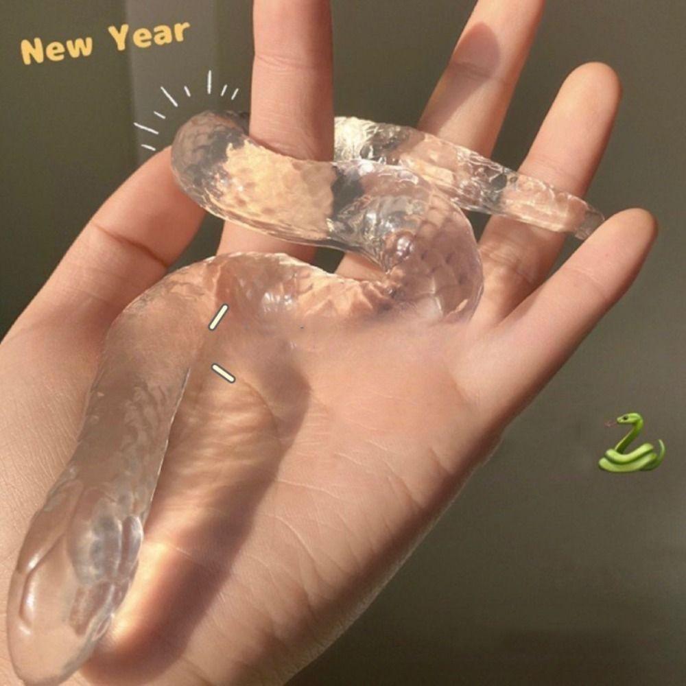 Slow Rise Sticky Transparent Snake Squeeze Toy Simulation Snake Pinch Toy Christmas Gift
Slow Rise Sticky Transparent Snake Squeeze Toy Simulation Snake Pinch Toy Christmas Gift