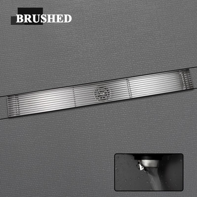 Матовый золотисто-серый слив для душа, вставка из плитки, нержавеющая сталь SUS304, длинный линейный слив для ванной комнаты
Матовый золотисто-серый слив для душа, вставка из плитки, нержавеющая сталь SUS304, длинный линейный слив для ванной комнаты