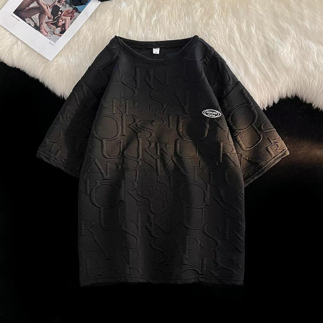 Мужская корейская свободная летняя вафельная футболка и модные повседневные шорты 5-Point XL
Мужская корейская свободная летняя вафельная футболка и модные повседневные шорты 5-Point XL