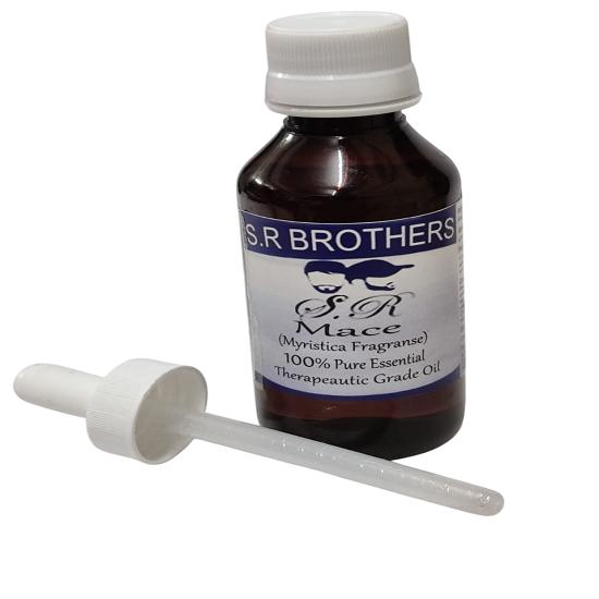 S.R Brothers MACE (Myristica Fragrans) Pure & Natural Therapeutic Grade Essential Oil Plastic with Dropper 10 ml
S.R Brothers MACE (Myristica Fragrans) Pure & Natural Therapeutic Grade Essential Oil Plastic with Dropper 10 ml