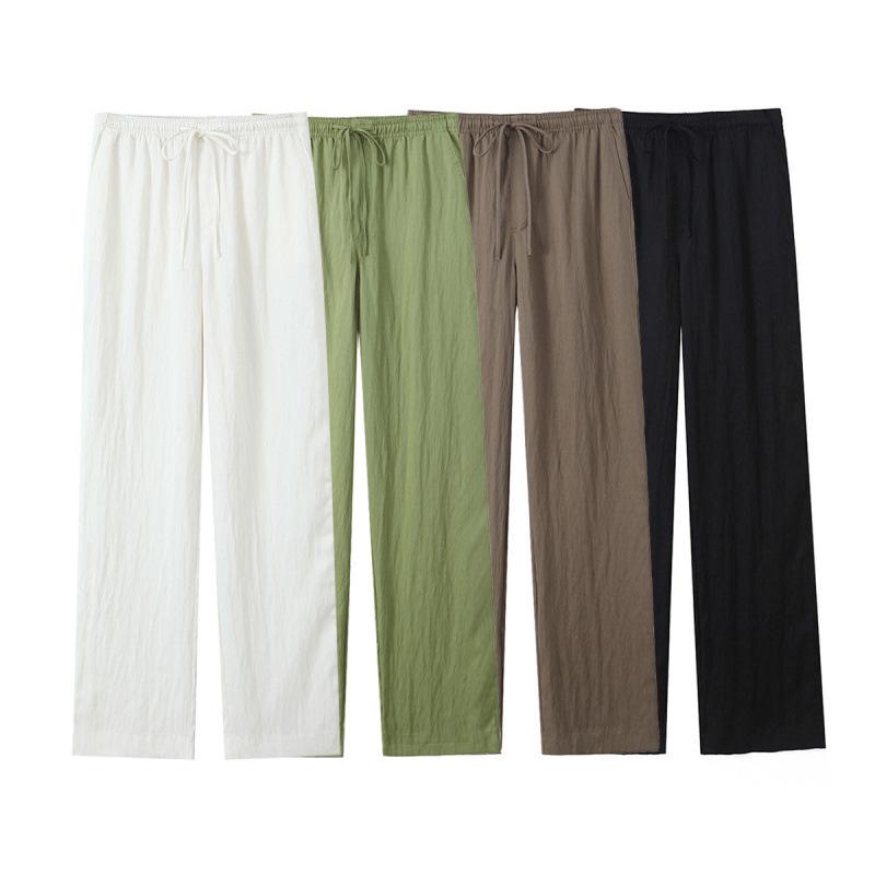 Spring European & American Style Elastic Waist Tie Detail Straight Leg Pants Large кофейный
Spring European & American Style Elastic Waist Tie Detail Straight Leg Pants Large кофейный