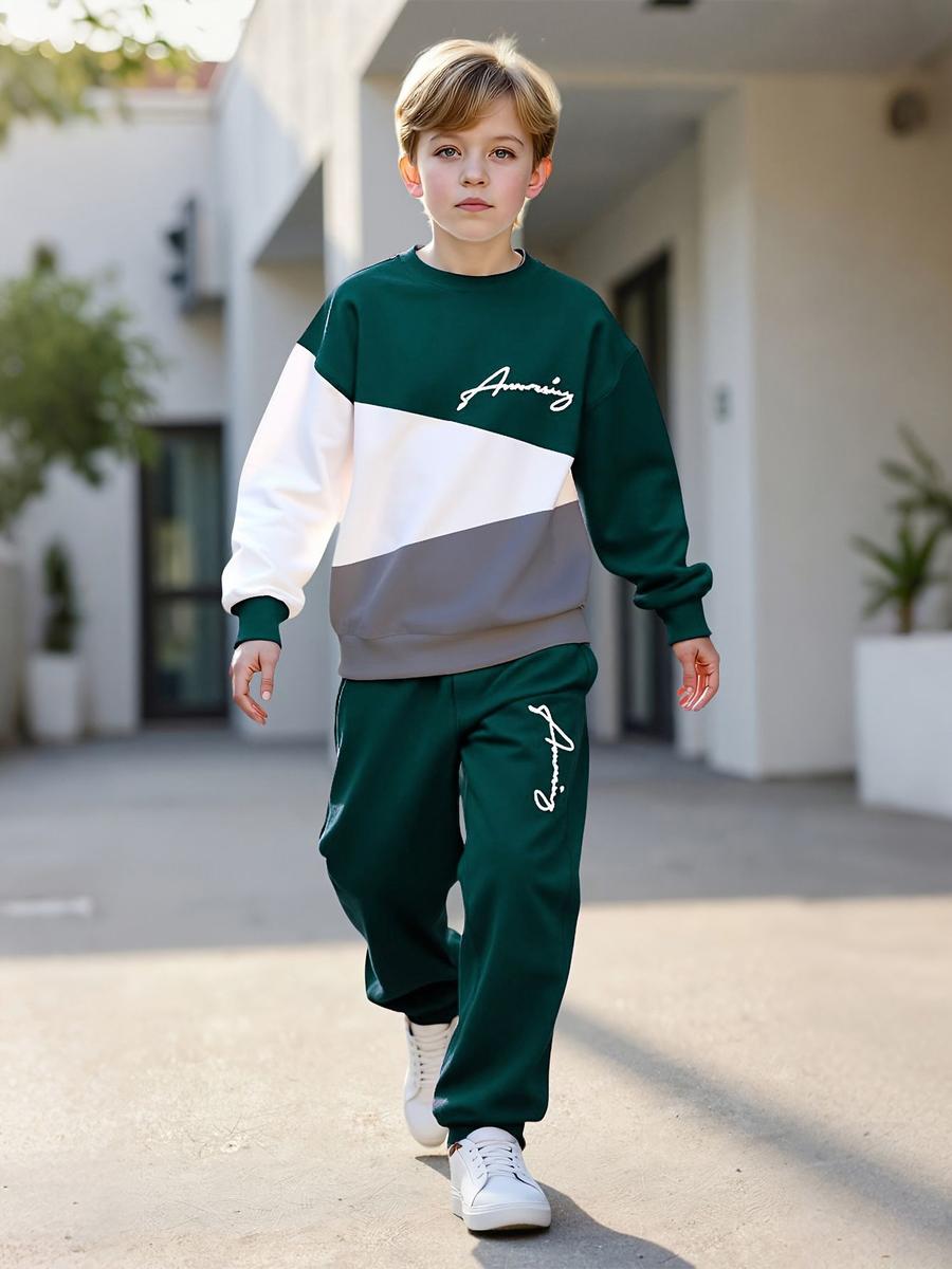 New Boys Fashion Casual Set Cute Mid-Large Kid Trendy Sweatshirt Pants Stylish Elegant 13Y циан
New Boys Fashion Casual Set Cute Mid-Large Kid Trendy Sweatshirt Pants Stylish Elegant 13Y циан