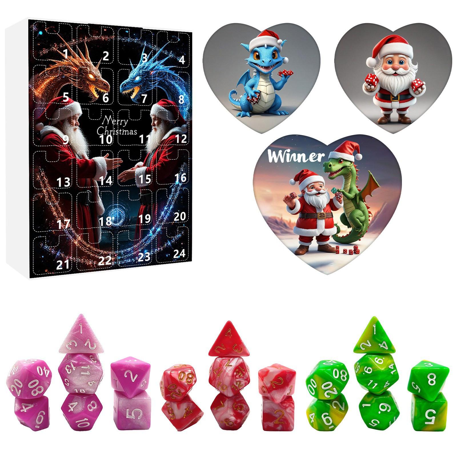 Игральные кости Адвент-календарь для игры Многогранные игральные кости Набор Адвент-календарь для взрослых Подростков 2024 24 дня Рождественский обратный отсчет Сюрприз Подарок для геймеров One Size красный
Игральные кости Адвент-календарь для игры Многогранные игральные кости Набор Адвент-календарь для взрослых Подростков 2024 24 дня Рождественский обратный отсчет Сюрприз Подарок для геймеров One Size красный
