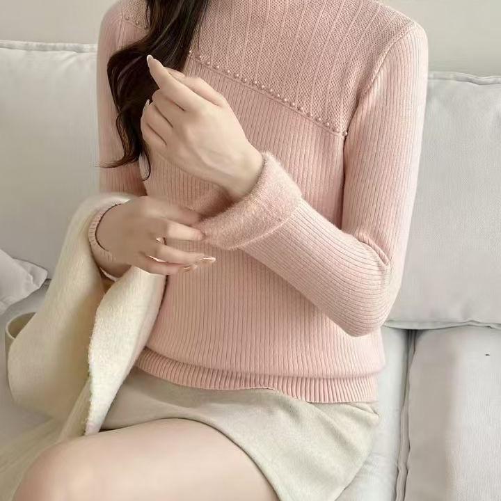 WTEMPO Half High Collar Base Sweater for Women Autumn and Winter Mid Neck Thick Knit Sweater 3XL
WTEMPO Half High Collar Base Sweater for Women Autumn and Winter Mid Neck Thick Knit Sweater 3XL