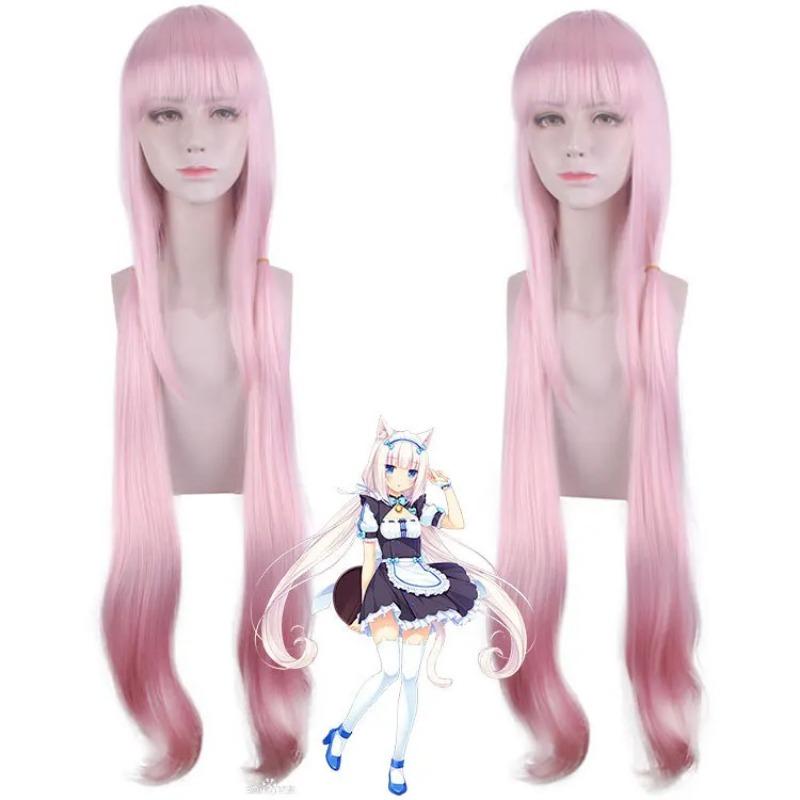 NEKOPARA Chocolat Косплей Парик Ванильные Каваи Длинные хвостики Коричневые термостойкие парики из синтетических волос 100CM розовый
NEKOPARA Chocolat Косплей Парик Ванильные Каваи Длинные хвостики Коричневые термостойкие парики из синтетических волос 100CM розовый