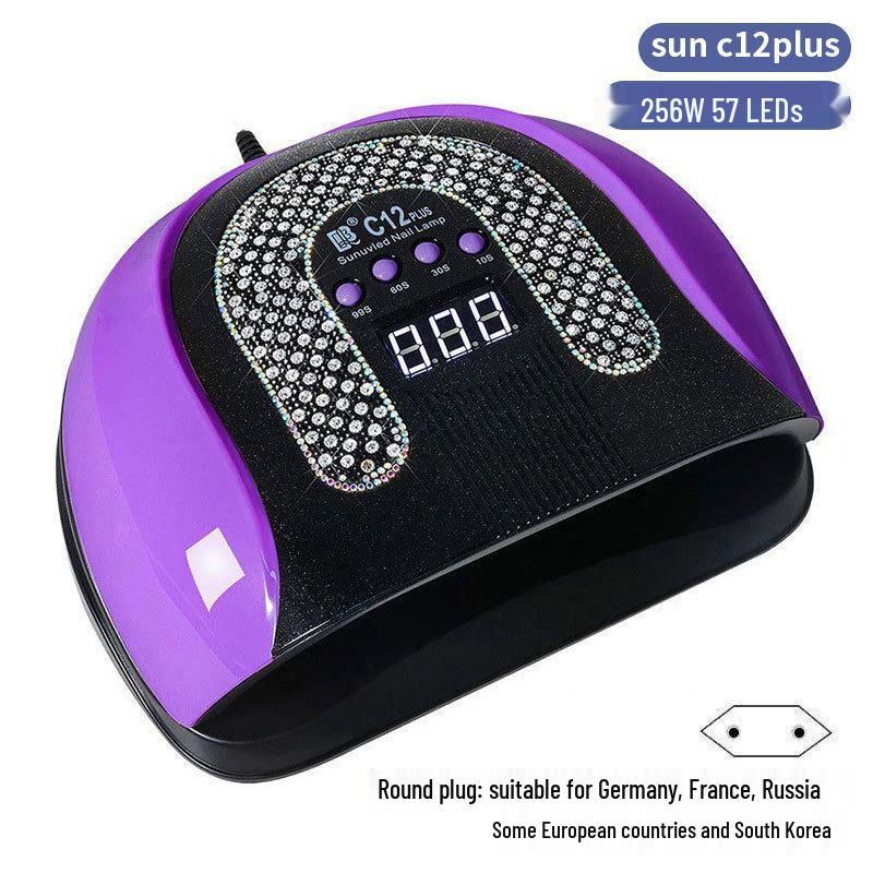 256W High Power UV/LED Dual Light Nail Curing Lamp
256W High Power UV/LED Dual Light Nail Curing Lamp