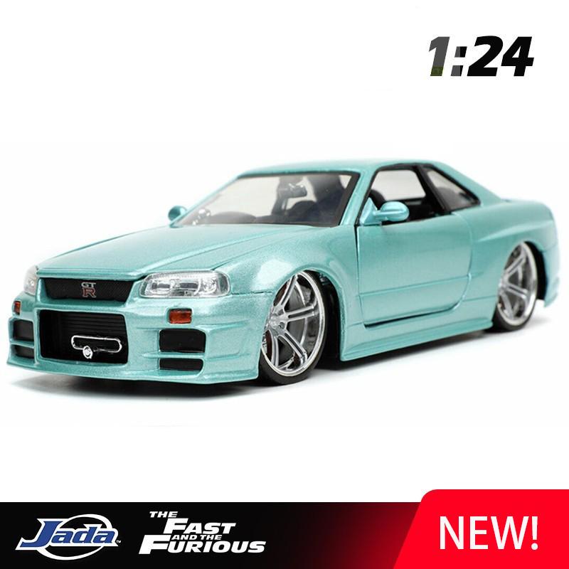 JADA 1:24 Skyline GTR R34 Alloy Car Diecasts & Toy Vehicles Car Model Miniature Scale Model Car For Children
JADA 1:24 Skyline GTR R34 Alloy Car Diecasts & Toy Vehicles Car Model Miniature Scale Model Car For Children