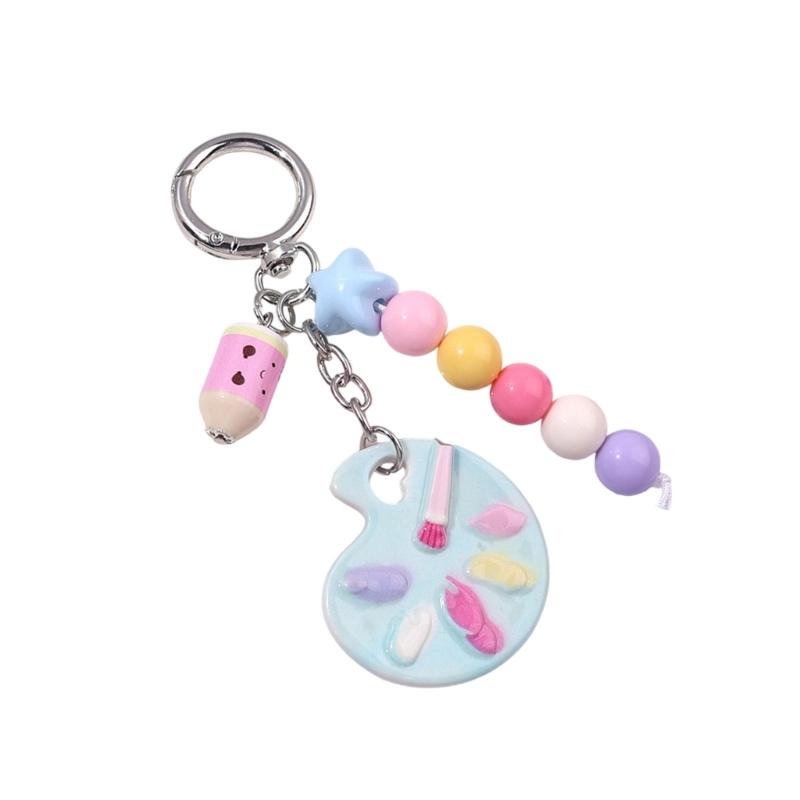 Car Keychain for Women Girls Cute Keychain Bag Charms Artist Palette Beads Keychain Accessories for Backpacks,Wallets
Car Keychain for Women Girls Cute Keychain Bag Charms Artist Palette Beads Keychain Accessories for Backpacks,Wallets