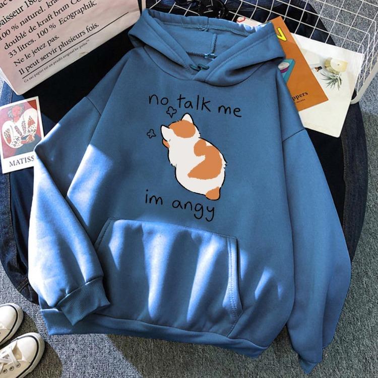 Women Casual Oversize Fleece Pullovers Hoody Soft Streetwear Cute Angry Cat Print Hoodies Hip Hop XXL
Women Casual Oversize Fleece Pullovers Hoody Soft Streetwear Cute Angry Cat Print Hoodies Hip Hop XXL