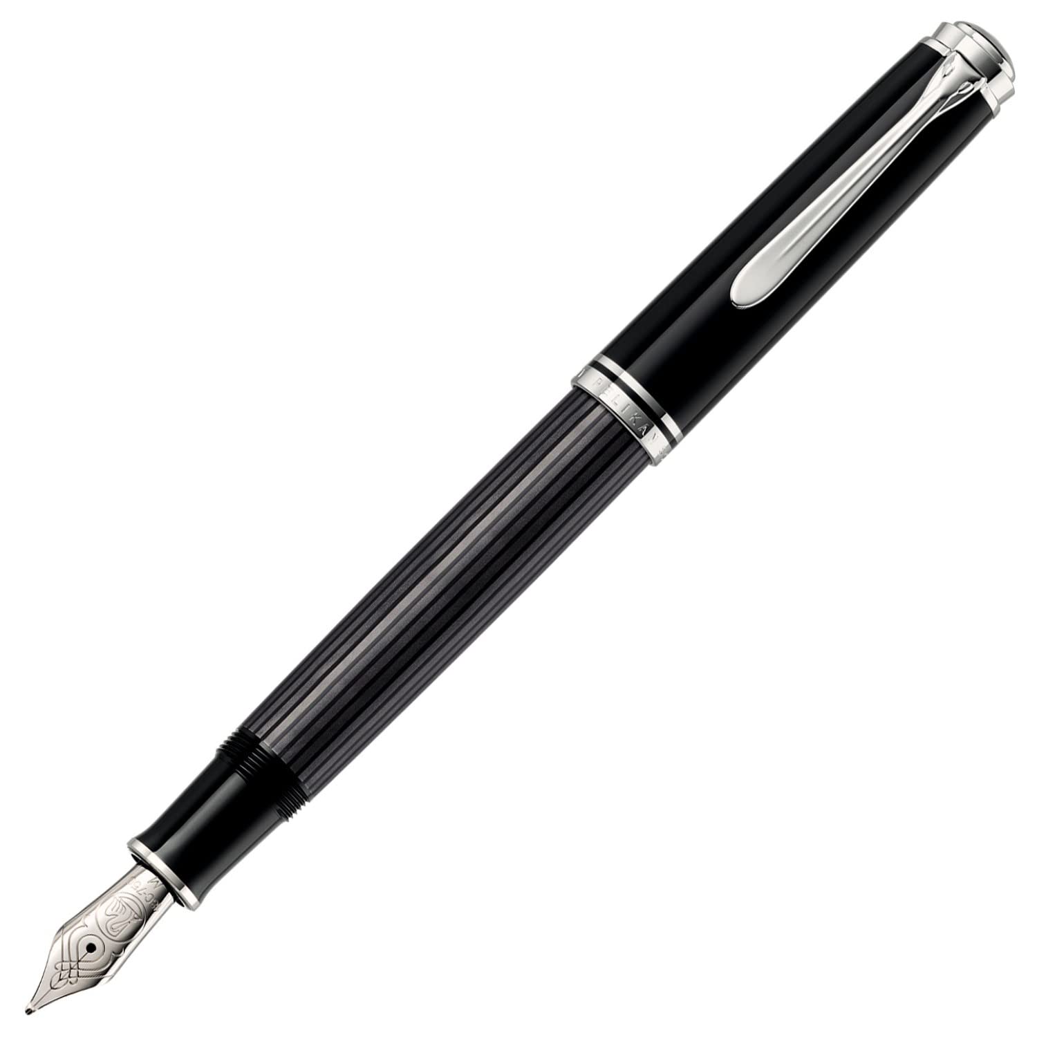 Pelikan Fountain Pen F Fine Point Black Stripe Souveraine M805 Genuine Imported Product
Pelikan Fountain Pen F Fine Point Black Stripe Souveraine M805 Genuine Imported Product