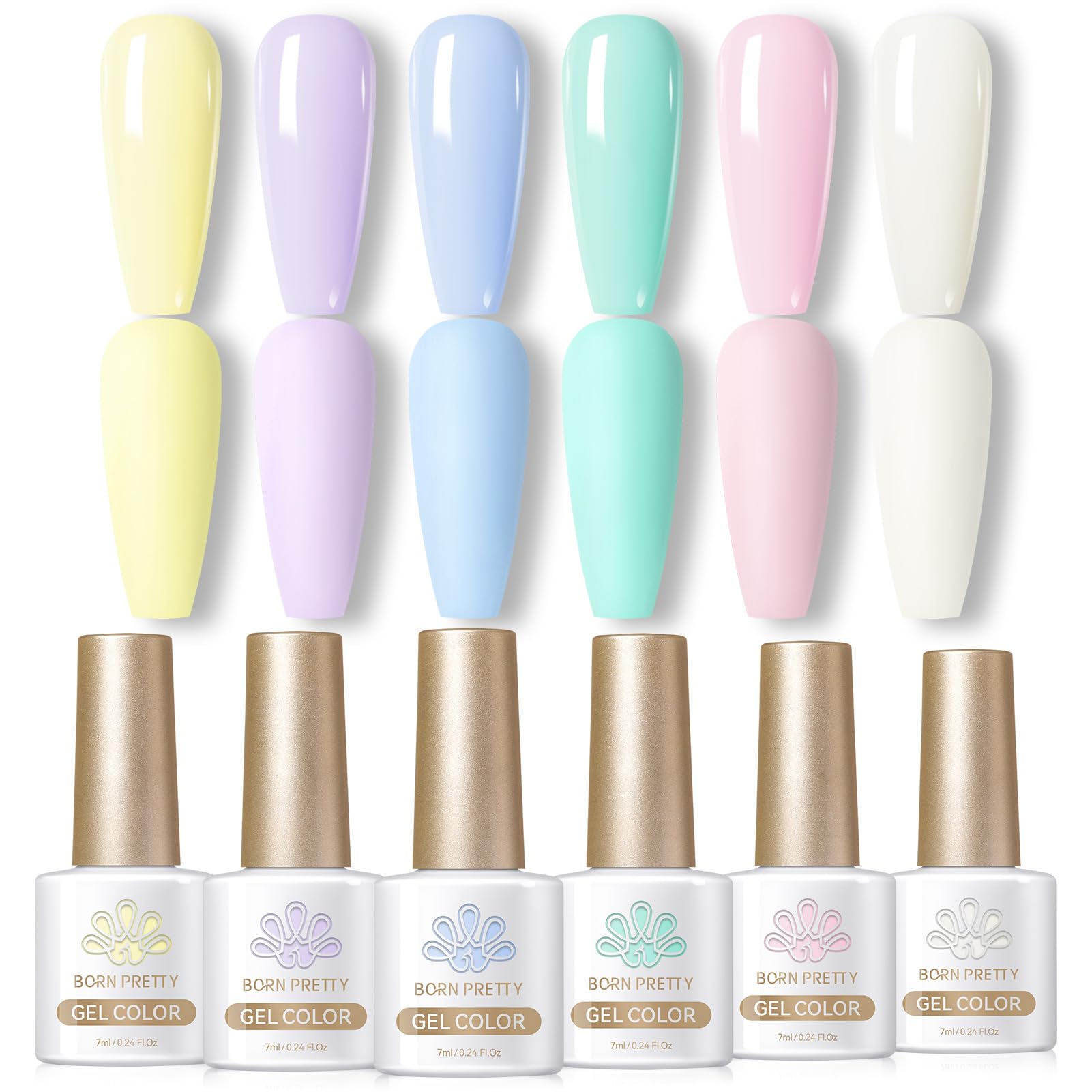 BORN PRETTY Gel Nail Color Set Macaron Color Gel Pastel Colors Nails 6 Colors Compatible Polish Type Art Sweet and Cute Milky Colors Pink - - -
BORN PRETTY Gel Nail Color Set Macaron Color Gel Pastel Colors Nails 6 Colors Compatible Polish Type Art Sweet and Cute Milky Colors Pink - - -