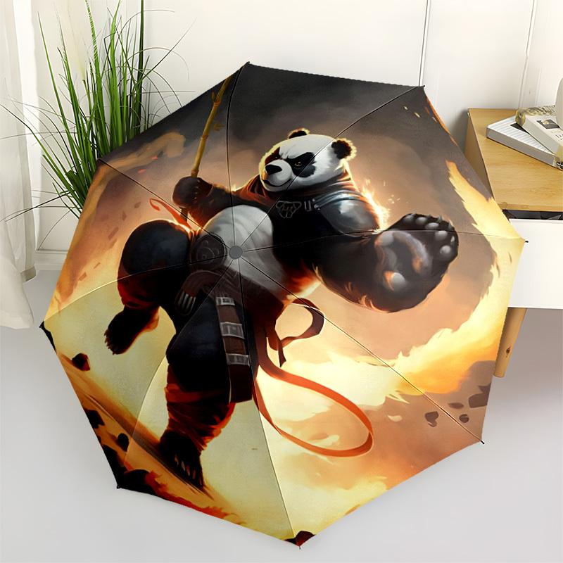 1pc Panda Warrior Automatic Folding Umbrella. casual outdoor accessory, for all seasons yy250924057
1pc Panda Warrior Automatic Folding Umbrella. casual outdoor accessory, for all seasons yy250924057