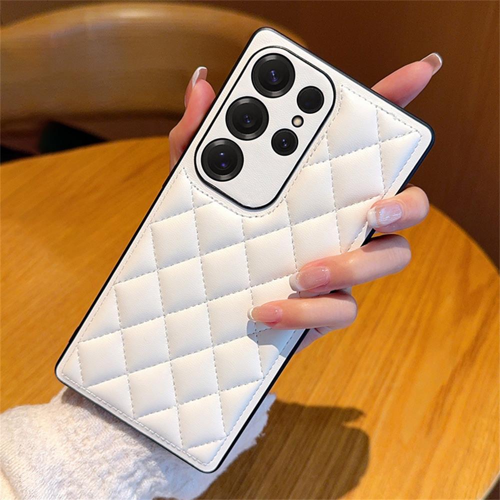 For Samsung Galaxy S25 Ultra Case Rhombus Stitching PU Leather+TPU Shockproof Phone Cover Black
For Samsung Galaxy S25 Ultra Case Rhombus Stitching PU Leather+TPU Shockproof Phone Cover Black