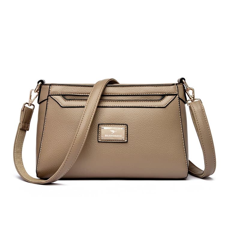 Lychee pattern double belt dual-purpose armpit bag single shoulder messenger bag хакі
Lychee pattern double belt dual-purpose armpit bag single shoulder messenger bag хакі