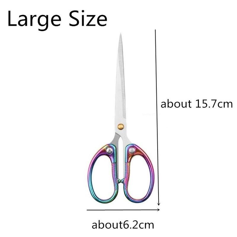 Кольорове титанове покриття з нержавіючої сталі. Ножиці для домашнього різання. Ножиці для паперу. Швейні ножиці. Для рукоділля. Інструмент для виготовлення кравця. L
Кольорове титанове покриття з нержавіючої сталі. Ножиці для домашнього різання. Ножиці для паперу. Швейні ножиці. Для рукоділля. Інструмент для виготовлення кравця. L