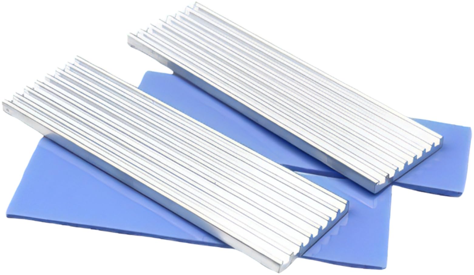 CNCTWO Set of 2 Aluminum Heat Sink Perfect for SSD Cooling W22xD77xH3mm C2HS702203Sx2 with Adhesive Blue Tape (Connect Two) M.2 Double-Sided срібний
CNCTWO Set of 2 Aluminum Heat Sink Perfect for SSD Cooling W22xD77xH3mm C2HS702203Sx2 with Adhesive Blue Tape (Connect Two) M.2 Double-Sided срібний
