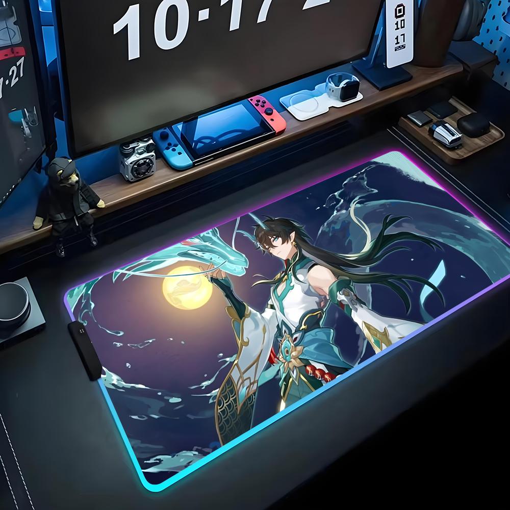 dan heng Коврик для мыши RGB Игровой коврик для мыши Большой светодиодный коврик Настольный коврик для ПК Светящийся коврик для мыши Большие коврики для клавиатуры Ковер для стола с подсветкой RGB600x300x3mm
dan heng Коврик для мыши RGB Игровой коврик для мыши Большой светодиодный коврик Настольный коврик для ПК Светящийся коврик для мыши Большие коврики для клавиатуры Ковер для стола с подсветкой RGB600x300x3mm
