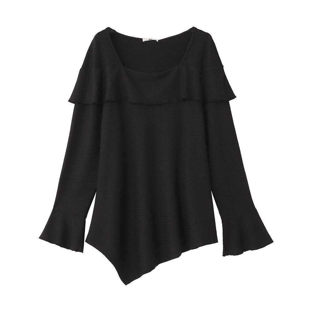 Plus Size Irregular Knit Bell Sleeve Top for Women (130-320 Jin) - Spring/Autumn Base Layer 3XL (160-190 jin)
Plus Size Irregular Knit Bell Sleeve Top for Women (130-320 Jin) - Spring/Autumn Base Layer 3XL (160-190 jin)