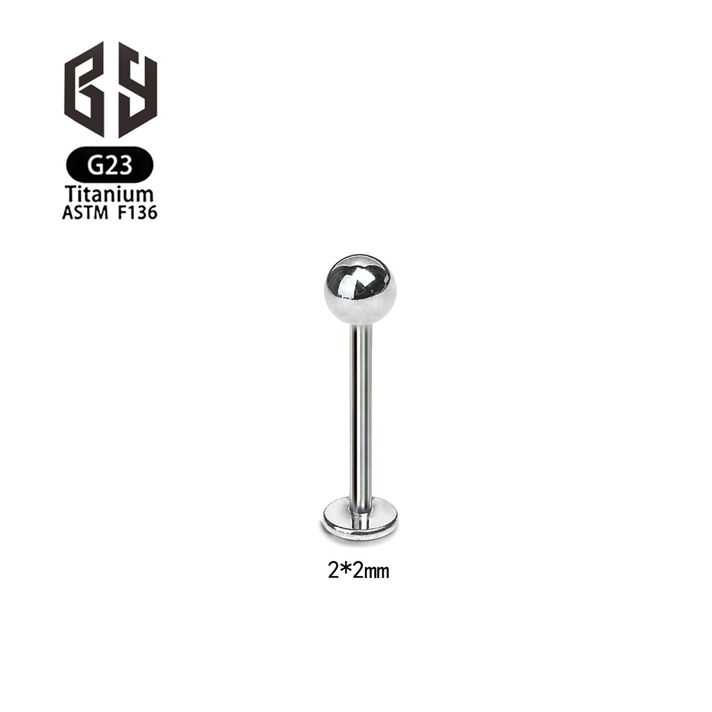 F136 Titanium Labret Stud Internally Threaded Ball Flatback Earring Cartilage Nose Barbell Piercing Jewelry M0.9 Thread 1.2*4mm (0.9 teeth)
F136 Titanium Labret Stud Internally Threaded Ball Flatback Earring Cartilage Nose Barbell Piercing Jewelry M0.9 Thread 1.2*4mm (0.9 teeth)