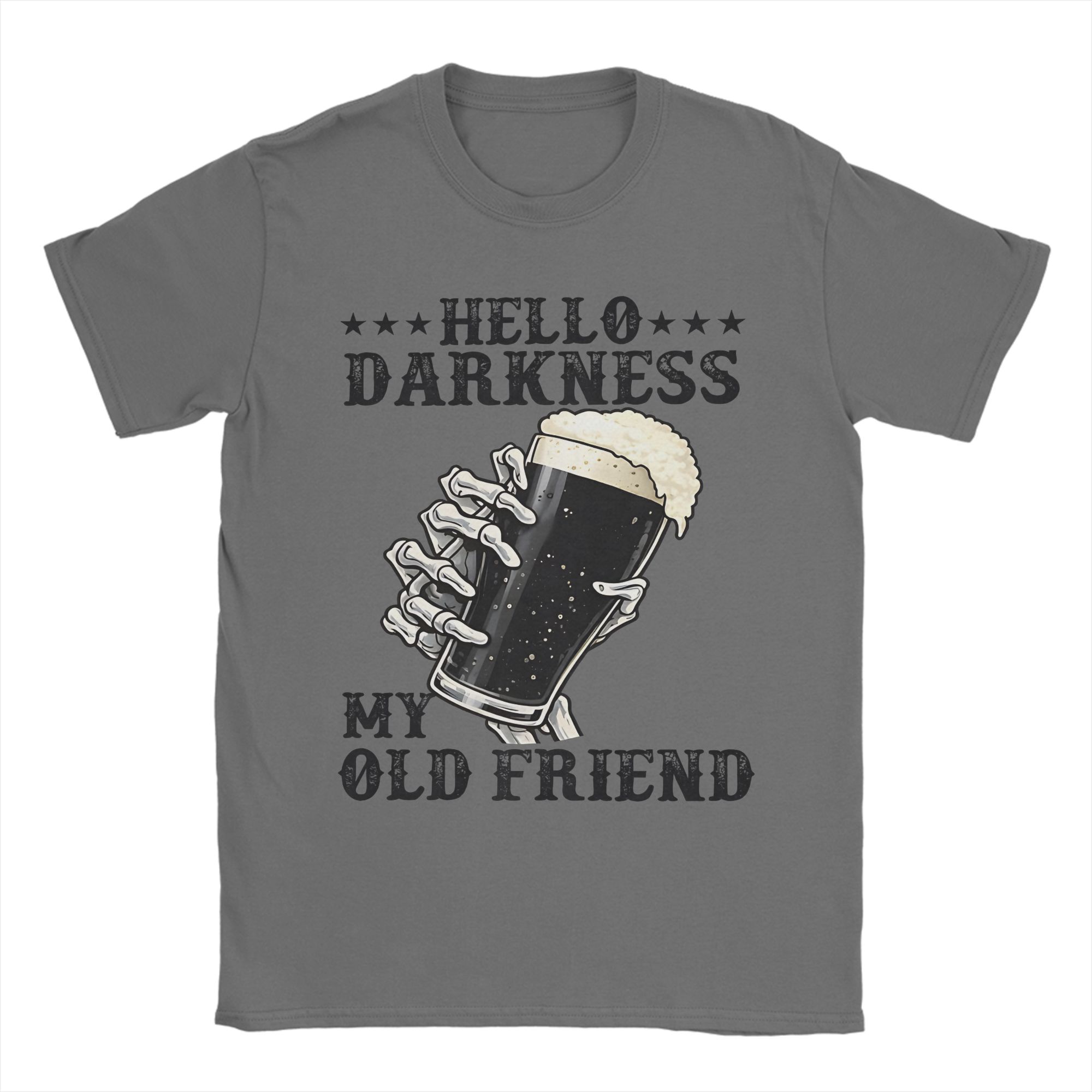 Unisex Women Graphic Printed Hello Darkness My Old Friend Stout Dark Beer T Shirt Tee Cotton Tshirts Clothes 4XL
Unisex Women Graphic Printed Hello Darkness My Old Friend Stout Dark Beer T Shirt Tee Cotton Tshirts Clothes 4XL