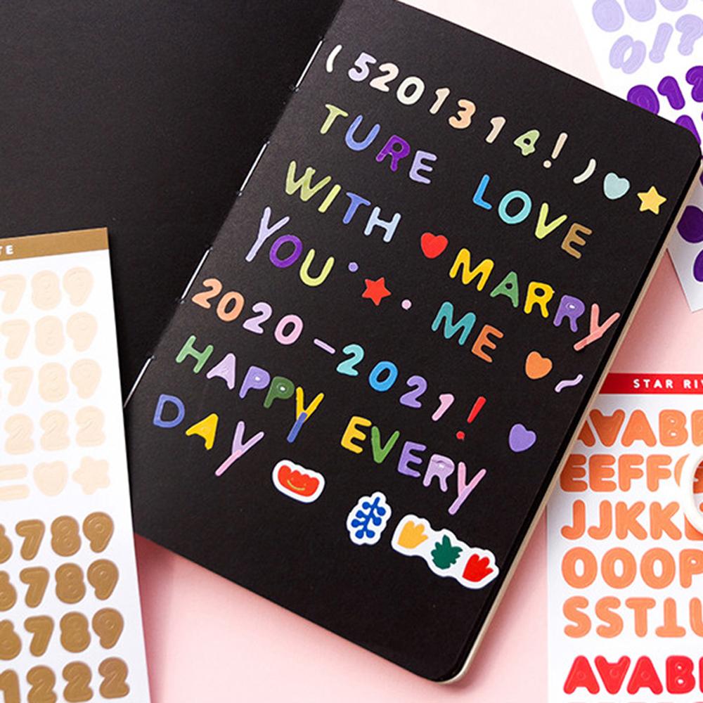 Self Adhesive DIY 6 Sheets Letter Stickers Alphabet Stickers Number Stickers Scrapbooking Paper 
Self Adhesive DIY 6 Sheets Letter Stickers Alphabet Stickers Number Stickers Scrapbooking Paper