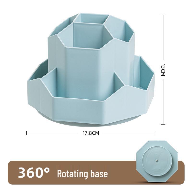 Великий Місткий Обертовий Тримач для Ручок та Багатофункціональний Настільний Органайзер
Великий Місткий Обертовий Тримач для Ручок та Багатофункціональний Настільний Органайзер