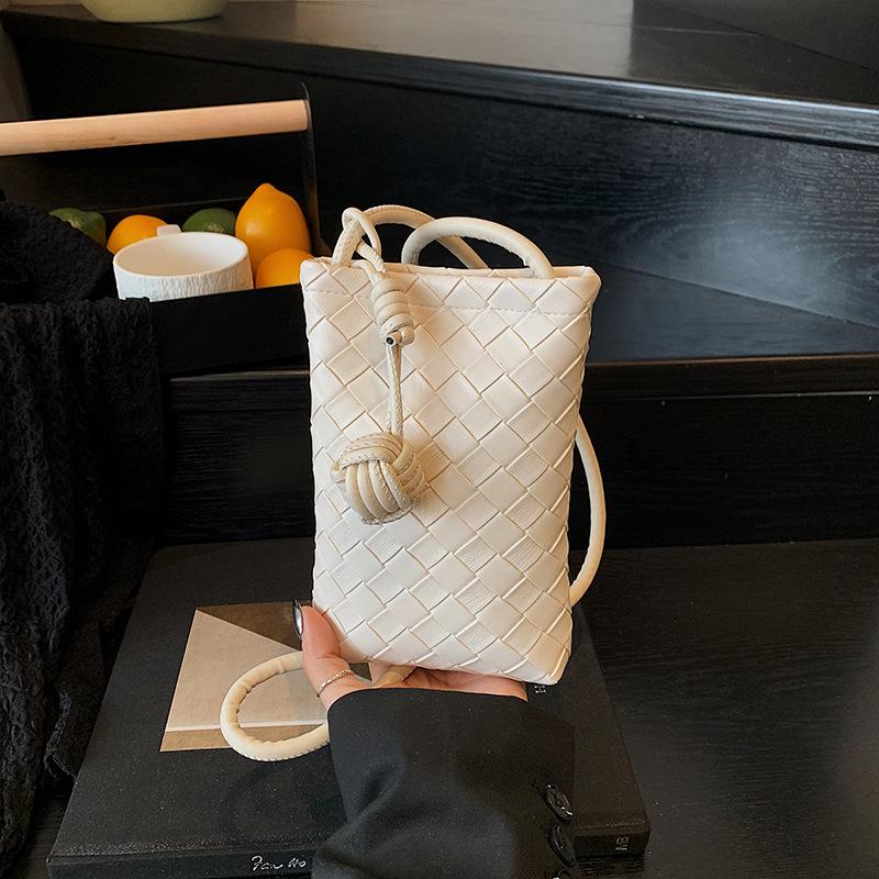 Летняя минималистичная сумка кроссбоди и чехол для мобильного телефона белый