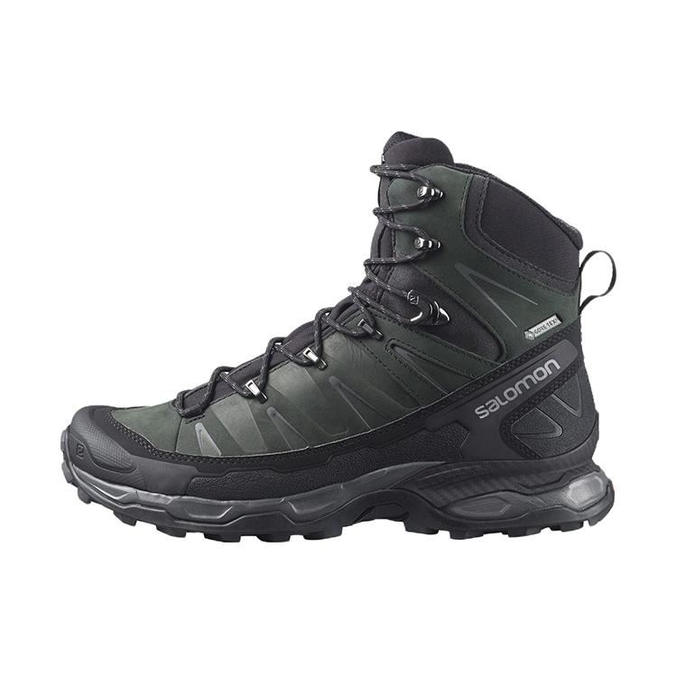 SALOMON Mountaineering & Hiking Shoes Men s High top Black/Green 404630 43⅓
SALOMON Mountaineering & Hiking Shoes Men s High top Black/Green 404630 43⅓