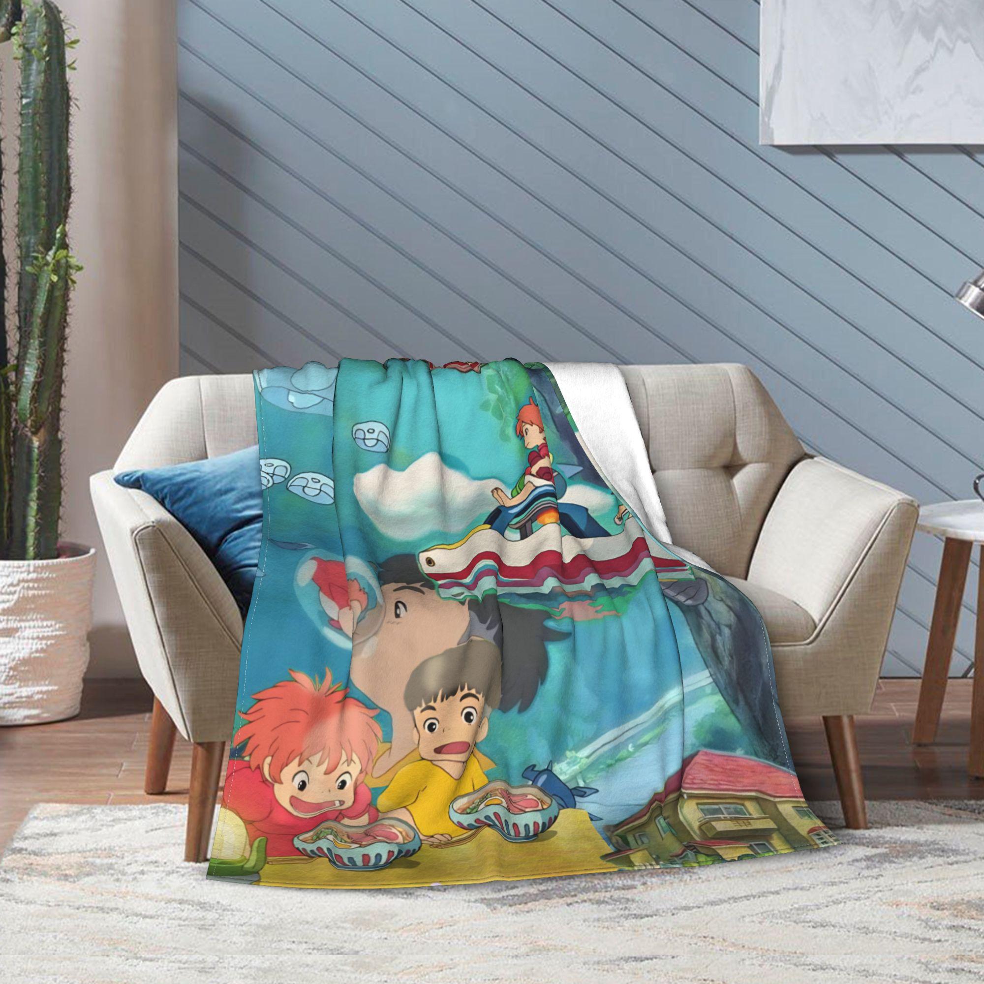 Ponyoed Blanket Multiple Sizes Super Soft Cozy Throw Blankets for Couch Sofa and Bed 75x100cm (30x40inch)
Ponyoed Blanket Multiple Sizes Super Soft Cozy Throw Blankets for Couch Sofa and Bed 75x100cm (30x40inch)