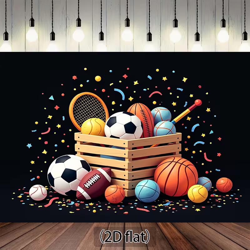 2D Multicolor Balls & Confetti Background for Sporty Kids Photoshoots 47.2x31.5inch/120*80cm
2D Multicolor Balls & Confetti Background for Sporty Kids Photoshoots 47.2x31.5inch/120*80cm