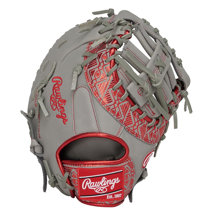 Rawlings CLOUD METAL GR5FHCM53 Baseball First Throw HOH® Glove, Soft, Base, Gray/Scarlet, 11.75 inches, Right-Handed
Rawlings CLOUD METAL GR5FHCM53 Baseball First Throw HOH® Glove, Soft, Base, Gray/Scarlet, 11.75 inches, Right-Handed