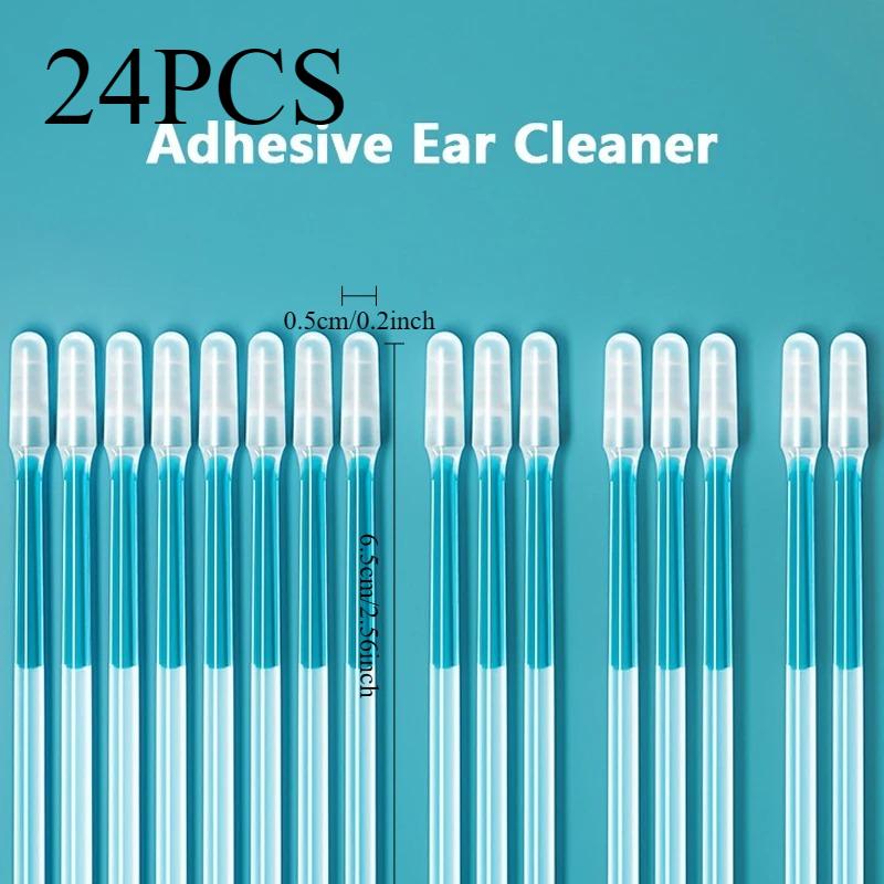 24Pcs/set Disposable Silicone EarWax Remover sticky ear pick For Kids Olders Adult S/L Ear Cleaner Reusable Adhesive Earpick синій
24Pcs/set Disposable Silicone EarWax Remover sticky ear pick For Kids Olders Adult S/L Ear Cleaner Reusable Adhesive Earpick синій