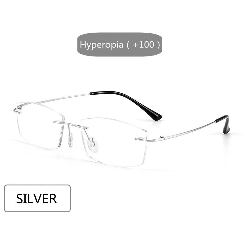 Pure Titanium Rimless Diamond Cutting Man Woman Glasses Frame Anti Blue Light Reading Glasses Men Eyewear + 1.0 1.5 2.0 2.5 3.0
Pure Titanium Rimless Diamond Cutting Man Woman Glasses Frame Anti Blue Light Reading Glasses Men Eyewear + 1.0 1.5 2.0 2.5 3.0