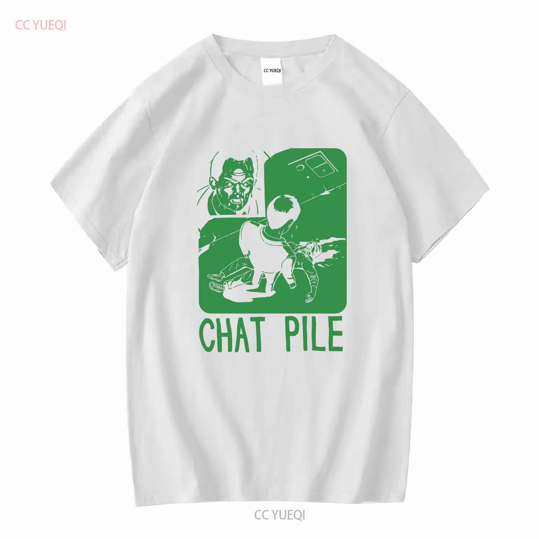 CHAT PILE MERCH Футболка Розмір S 5XL вінтажна Прана Унісекс Стильна Еластична з принтом Повсякденна Зручна Верх Для щоденного носіння M
CHAT PILE MERCH Футболка Розмір S 5XL вінтажна Прана Унісекс Стильна Еластична з принтом Повсякденна Зручна Верх Для щоденного носіння M
