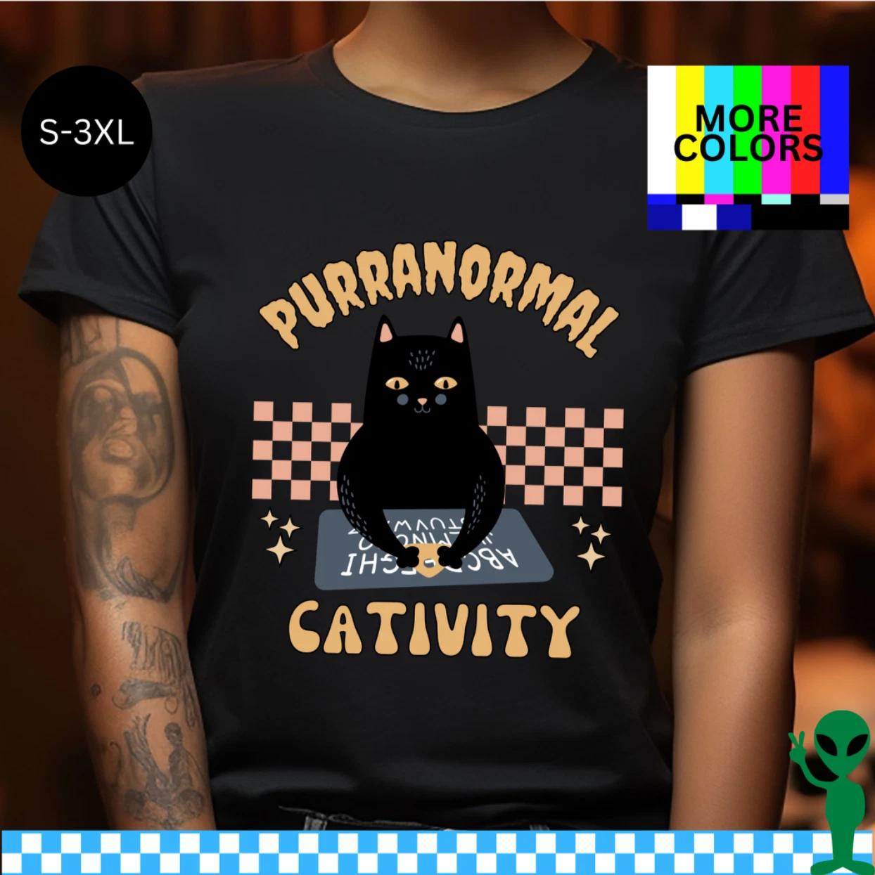 Purranormal Cativity Shirt Paranormal Activity S-3XL Unisex Short-Sleeve 2XL
Purranormal Cativity Shirt Paranormal Activity S-3XL Unisex Short-Sleeve 2XL