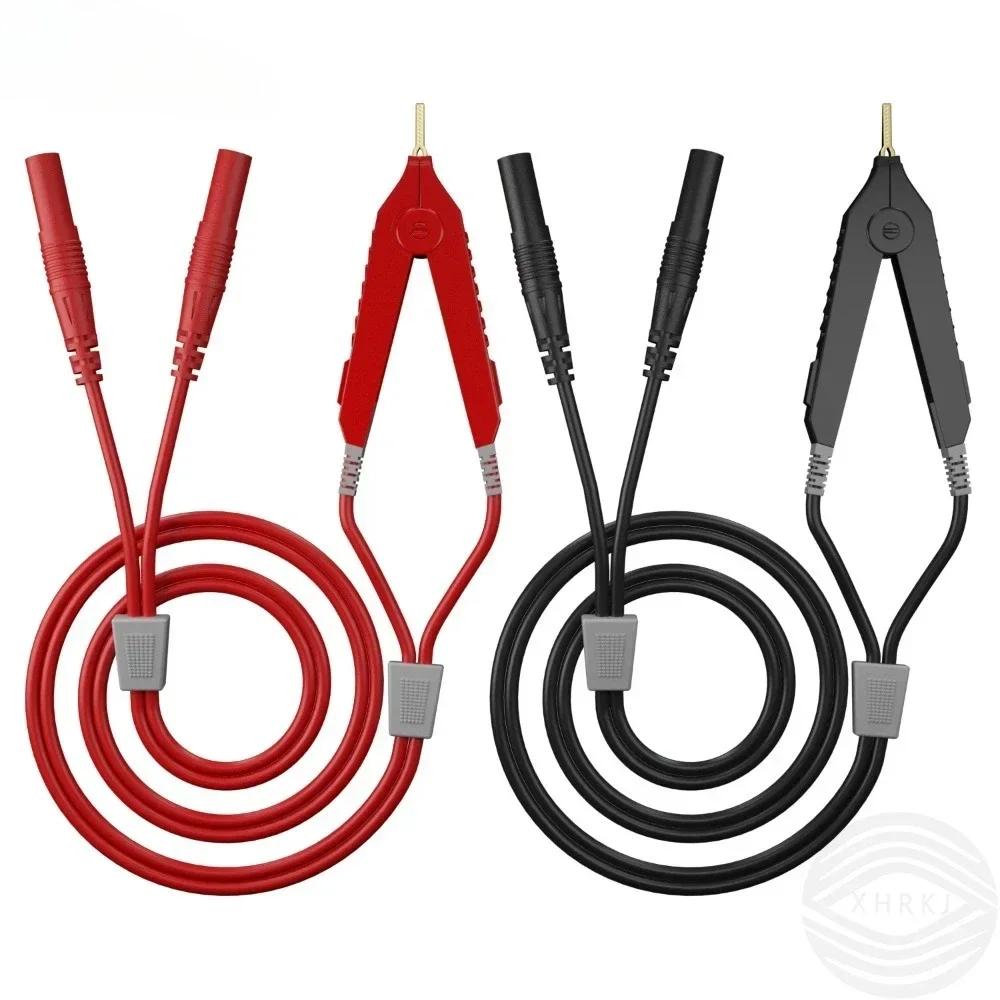 New for 1set 1m Safety Banana Plug Kelvin Clip Orichalum Plating Kelvin Probes Kelvin Test Lcr Lead Bottom Resistance
New for 1set 1m Safety Banana Plug Kelvin Clip Orichalum Plating Kelvin Probes Kelvin Test Lcr Lead Bottom Resistance