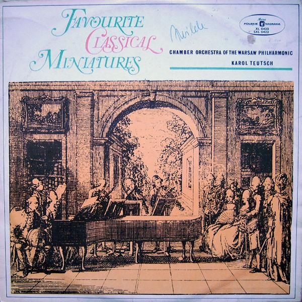 LP Record WARSAW PHILHARMONIC CHAMBER ORCHEST Favourite Classical Miniatures Ul XL0422 Polskie Nagrani Poland Classical Used
LP Record WARSAW PHILHARMONIC CHAMBER ORCHEST Favourite Classical Miniatures Ul XL0422 Polskie Nagrani Poland Classical Used