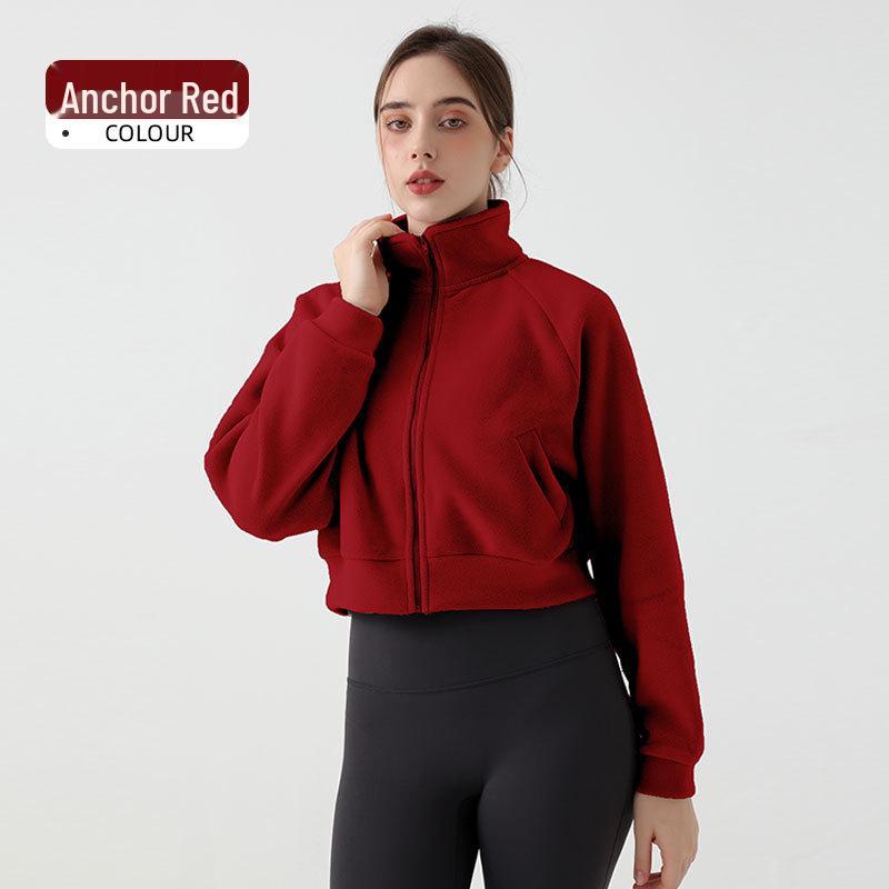 Спортивная куртка Aoli с воротником-стойкой и вельветовой флисовой подкладкой - Теплая, ветрозащитная, с карманами для йоги осенью/зимой Medium (M/6)
Спортивная куртка Aoli с воротником-стойкой и вельветовой флисовой подкладкой - Теплая, ветрозащитная, с карманами для йоги осенью/зимой Medium (M/6)