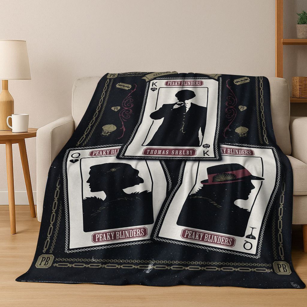 2026 Tommy Shelby P-Peaky B-Blinders Art Flannel Blanket,Cozy Soft Throw Blanket for Home Bedroom Bed Sofa Picnic Cover Gift 75x90cm
2026 Tommy Shelby P-Peaky B-Blinders Art Flannel Blanket,Cozy Soft Throw Blanket for Home Bedroom Bed Sofa Picnic Cover Gift 75x90cm