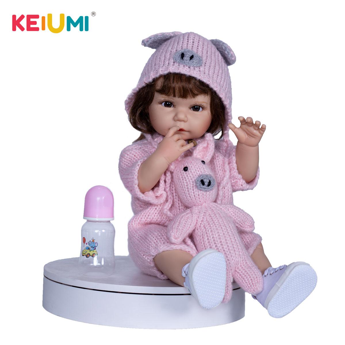 KEIUMI Кукла реборн для новорожденных полностью силиконовая виниловая кукла Bebe Reborn для девочек 55 см с длинными волосами подарки на день рождения 22 inch about 55 cm коричневый
KEIUMI Кукла реборн для новорожденных полностью силиконовая виниловая кукла Bebe Reborn для девочек 55 см с длинными волосами подарки на день рождения 22 inch about 55 cm коричневый