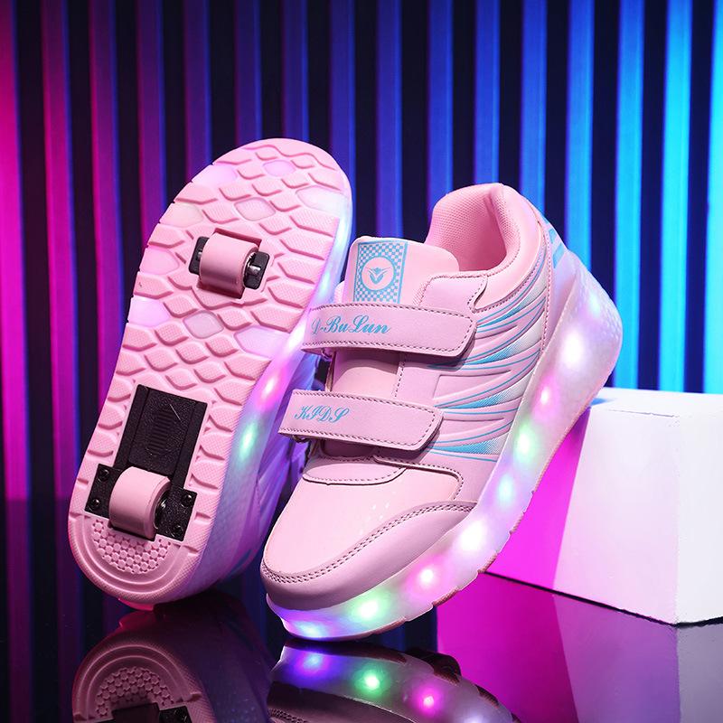 Runaway shoes girls skates student sports variant with light charging can walk dual-purpose men 40
Runaway shoes girls skates student sports variant with light charging can walk dual-purpose men 40