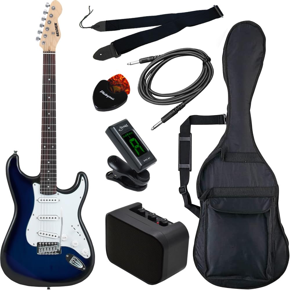 Электрогитара SELDER Stratocaster Type Sakura Musical Instruments Original Beginner Basic Set ST-16/BLS
Электрогитара SELDER Stratocaster Type Sakura Musical Instruments Original Beginner Basic Set ST-16/BLS