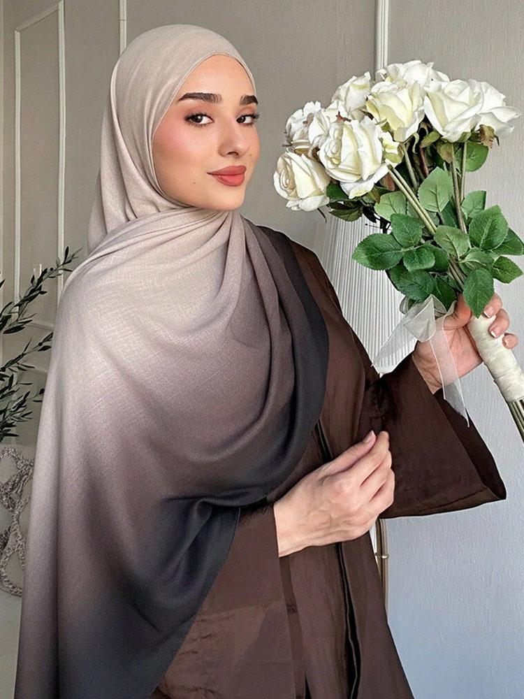 Ramadan Muslim Hijabs Women Solid Gradient Scarves Shawl Luxury Eid Watercolour Hijab Wrap Islam Turban Female Headscarf 2026
Ramadan Muslim Hijabs Women Solid Gradient Scarves Shawl Luxury Eid Watercolour Hijab Wrap Islam Turban Female Headscarf 2026