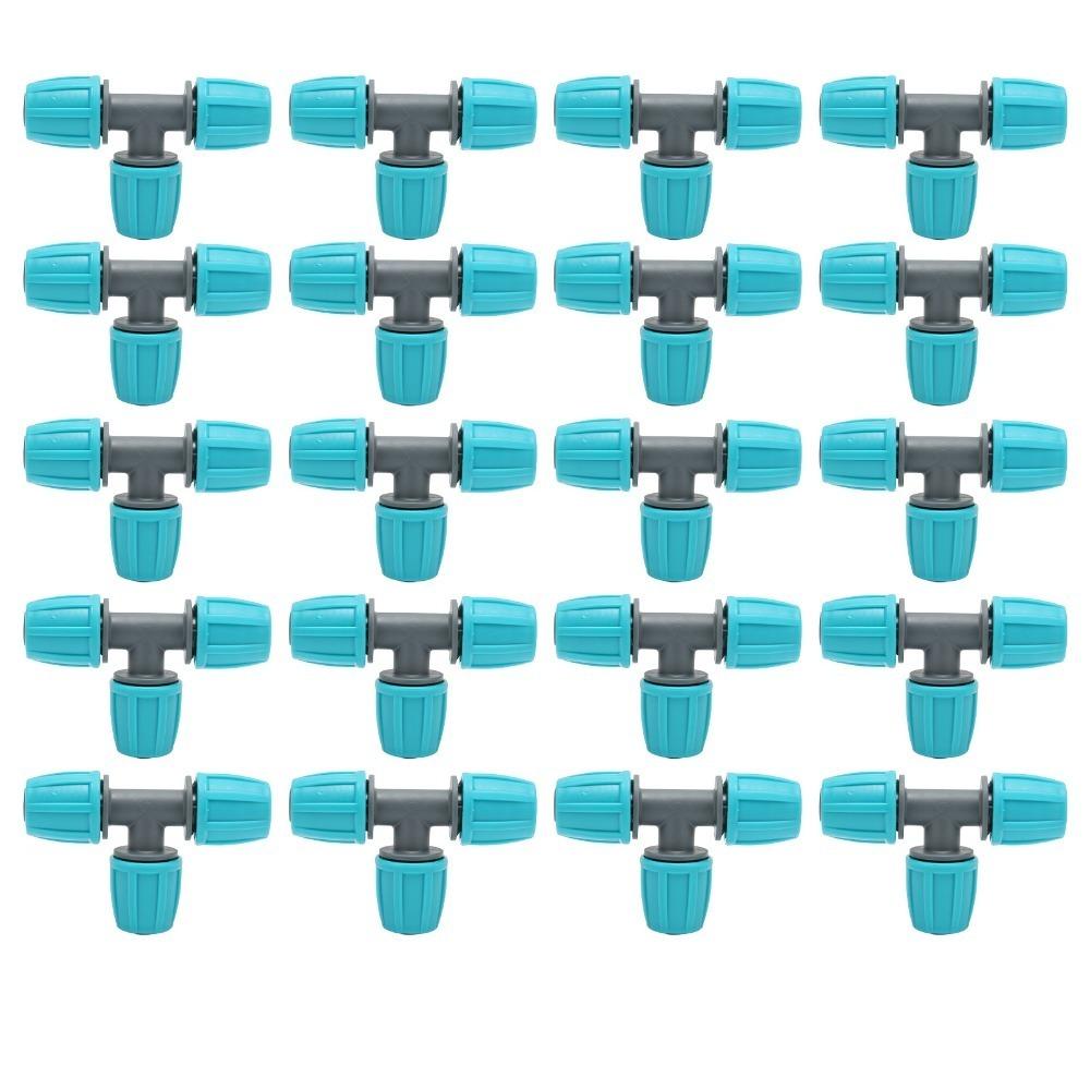 20PCS PE Tubing Tee Blue and Gray Irrigation Tubing Tee Garden T Connector Greenhouse Watering 16mm
20PCS PE Tubing Tee Blue and Gray Irrigation Tubing Tee Garden T Connector Greenhouse Watering 16mm