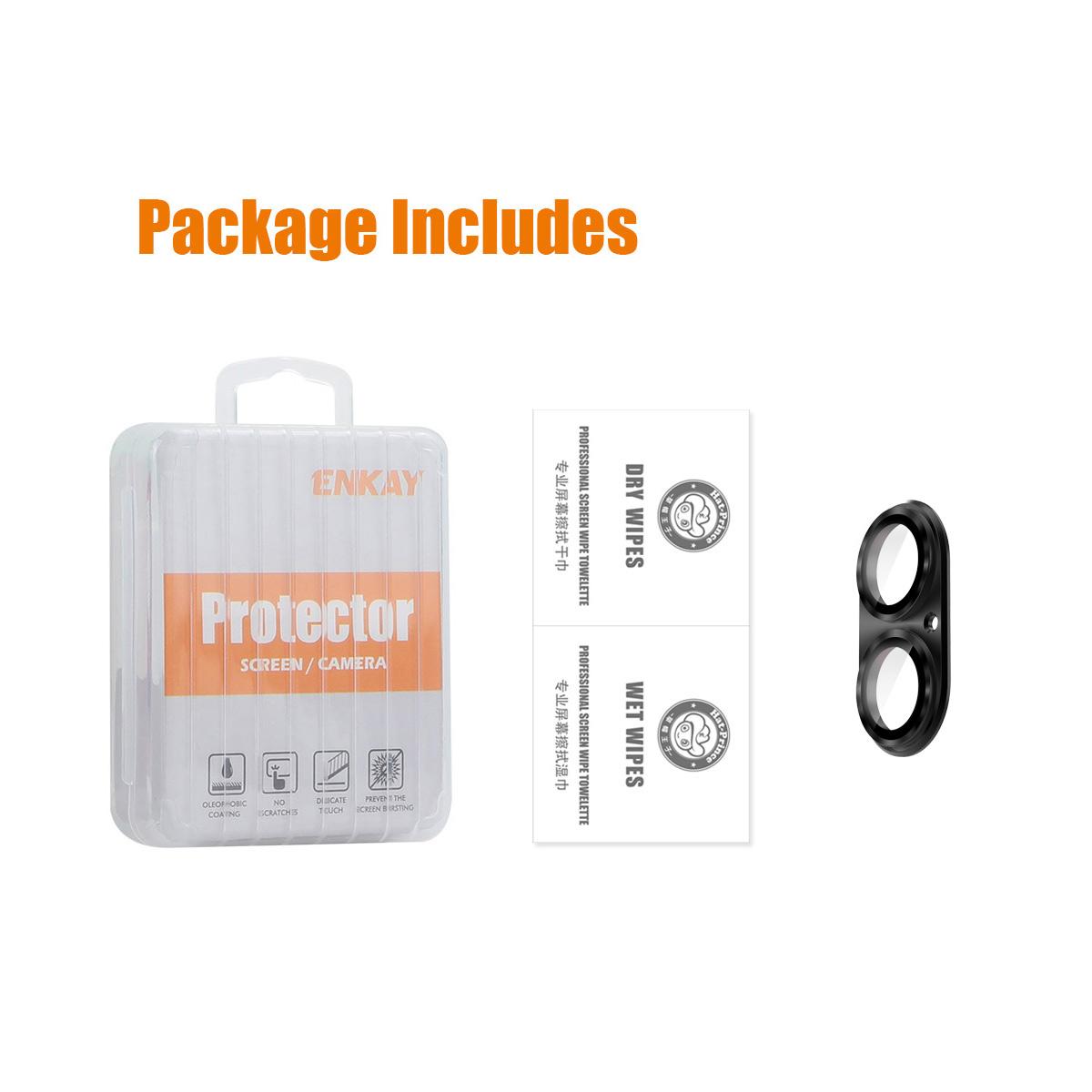 ENKAY HAT PRINCE For iPhone 16/16 Plus Integrated Camera Lens Protector Aluminum Alloy+Tempered Glass Lens Film Sapphire
ENKAY HAT PRINCE For iPhone 16/16 Plus Integrated Camera Lens Protector Aluminum Alloy+Tempered Glass Lens Film Sapphire