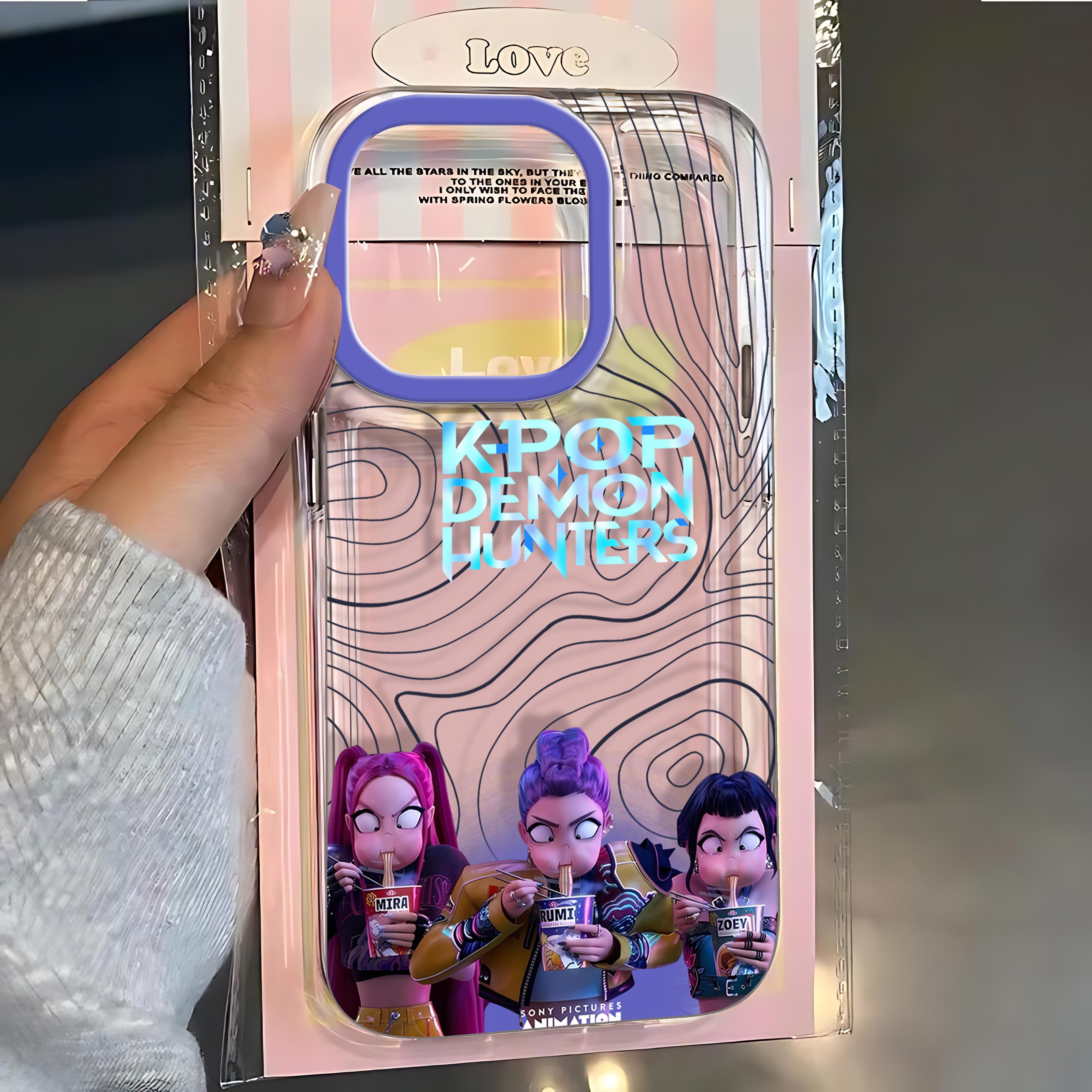 Чехол для телефона KPop Demons Hunters Для iPhone 16 15 14 13 12 11 Pro Max Mini X XS SE4 7 Plus 16E Ударопрочный Прозрачный Чехол Fundas For iPhone 16 Pro
Чехол для телефона KPop Demons Hunters Для iPhone 16 15 14 13 12 11 Pro Max Mini X XS SE4 7 Plus 16E Ударопрочный Прозрачный Чехол Fundas For iPhone 16 Pro